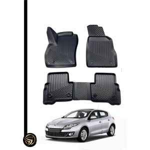 Renault Megane 3 Hatchback 3D Havuzlu Paspas Yumuşak Loci