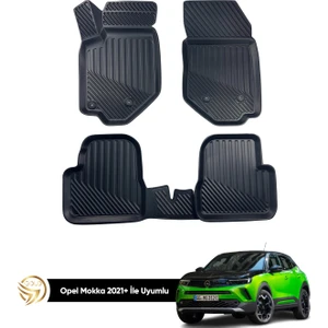 Opel Mokka 3D Havuzlu Paspas 2021+ Yumuşak Loci