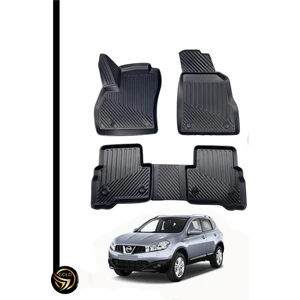 Nissan Qashqai 2007-2014 3D Havuzlu Paspas Kauçuk Vox