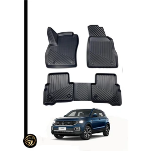 Black Gold Volkswagen T-Cross 3D Havuzlu Paspas Kauçuk Deluxe