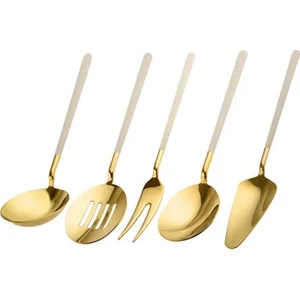 Paint Cream Gold 5 Parça Servis Takımı