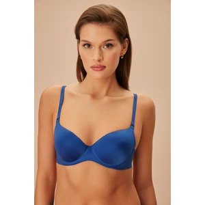 Lazer Kesim Dikişsiz Push Up Sütyen