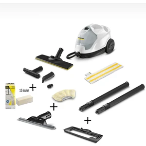 Sc 4 Easyfix  + Cam Temizleme Aparatı+ Halı Başlığı+ 15 Adet Mikrofiber Bez