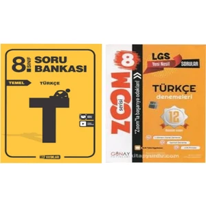 Hız Yayınları 8. Sınıf Temel Türkçe Soru Bankası - Türkçe 12'li Branş Denemesi