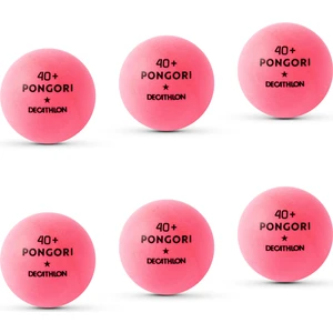Pongori Masa Tenisi Topu - 6 Adet - Pembe - TTB 100