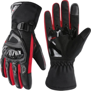 Geceleri Sıcak Su Geçirmez Anti-Şok Anti-Şok Yansıtıcı Motosiklet Eldivenleri (Yurt Dışından)