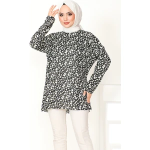 Zelin Tesettür Tunik 861 - Siyah