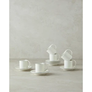 English Home Classy Porselen 12 Parça 6 Kişilik Kahve Fincan Takımı Silver