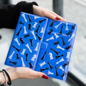 10+ Yaş Kapaklı Mavi Satranç Takımı 1-2 Kişi Türkçe