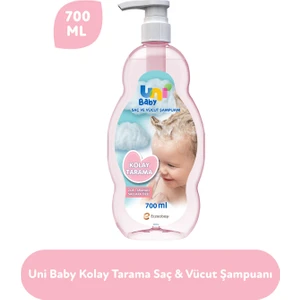 Uni Baby Kolay Tarama Saç ve Vücut Şampuanı 700 ml
