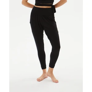 Ayma Active Siyah Kadın Yüksek Bel Cepli Dar Paça Comfort Pantolon