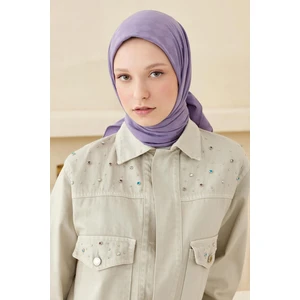 Dama Desen Modal Jakar Eşarp Lila