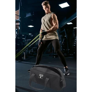 Woys Bags Orijinal Unisex 2 Bölmeli Önü Fermuarlı Uzun Askılı Geniş Hacimli Seyahat Gym Fitness Spor Çantası