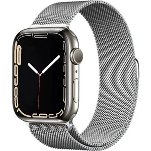 Apple Watch 1/2/3 42MM Uyumlu Kordon Metal Tel-Örgü Işlemeli Kordon