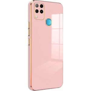 Infinix Hot 10T Kılıf Kamera Korumalı Bark Lazer Kapak