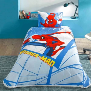 Lisanslı Spiderman Gate Tek Kişilik Pamuk Pike Takımı