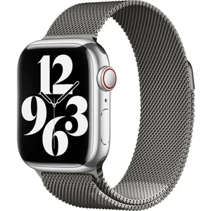 Apple Watch Ultra/ultra2 49MM Uyumlu Kordon Metal Tel-Örgü Işlemeli Kordon