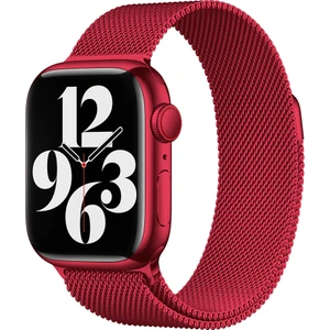 Apple Watch 1/2/3 38MM Uyumlu Kordon Metal Tel-Örgü Işlemeli Kordon