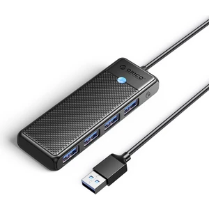 Usb-C Girişli 4 Portlu USB 3.0 5gbps Hub - Hızlı Veri Aktarımı ve Geniş Uyumlu Çoklayıcı Siyah