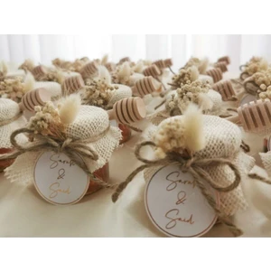 Btlcrafts lik Bal Kavanozu Söz, Nişan, Nikah, Doğum Günü Hediyeliği