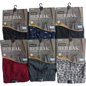 Çapa Collection 4497 Berrak Boxer Erkek Desenli 6 Lı