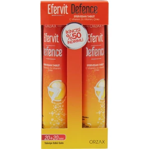 Ocean Efervıt Defence 20 Efervesan Tab 2'li