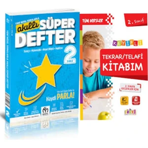 Model Eğitim Yayıncılık 2. Sınıf Akıllı Süper Defter-Keyifli Tekrar / Telafi Kitabım
