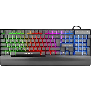 KB-R66 Bubble USB Gökkuşağı Aydınlatmalı Lc Layout Multimedia Gaming Klavye