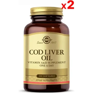 Cod Liver Oil 100 Kapsül - 2 Adet