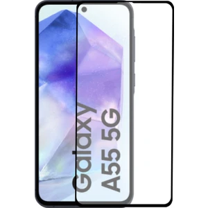Kzy Samsung Galaxy A55 ile Uyumlu Tam Kaplayan Temperli Ekran Koruyucu Cam