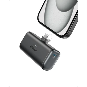 Nano Powerbank (22.5W, Dahili USB-C Bağlantı Noktası) 5.000mAh - Siyah - A1653
