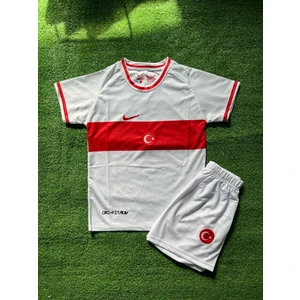 Bite Nose Çocuk Türkiye Yeni Sezon 2023/24 Milli Takım Beyaz Forma + Short Takımı