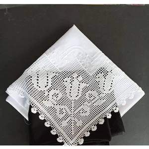 Arzum Çeyiz Tek Köşeli El Işi Dantel Bohça 100 *100 cm Boyutunda - Lale Model