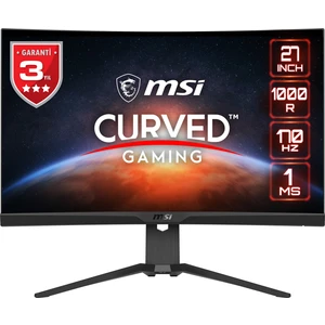 27" G272CQP 2560x1440 (WQHD) CURVE 1000R VA 170HZ 1MS FREESYNC PREMIUM  GAMING MONITOR