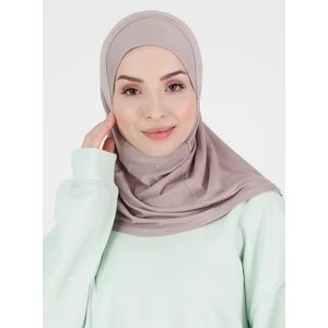 Düz Logo Hijab Hf - Premium Spor Günlük Başörtüsü Hazır Konforlu Tesettür Hijab Bone