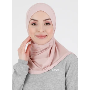 Düz Logo Hijab Hf - Premium Spor Günlük Başörtüsü Hazır Konforlu Tesettür Hijab Bone