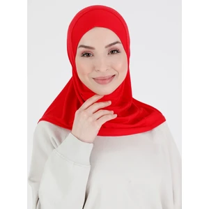 Düz Logo Hijab Hf - Premium Spor Günlük Başörtüsü Hazır Konforlu Tesettür Hijab Bone