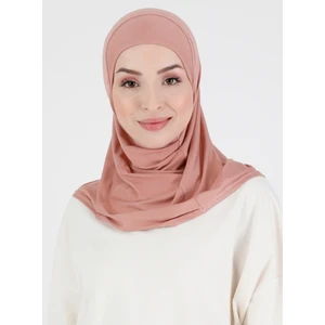 Düz Logo Hijab Hf - Premium Spor Günlük Başörtüsü Hazır Konforlu Tesettür Hijab Bone