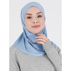 Düz Logo Hijab Hf - Premium Spor Günlük Başörtüsü Hazır Konforlu Tesettür Hijab Bone