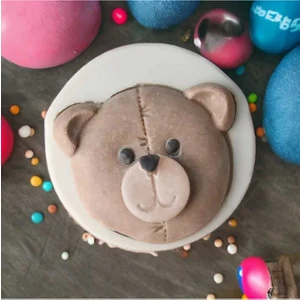 By Hobi Yap Tombul Ayıcık Başı Silikon Kalıbı