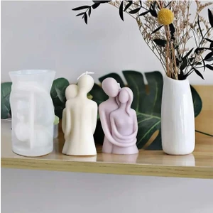 By Hobi Yap Aşk Kucaklaşması Mum Silikon Kalıbı