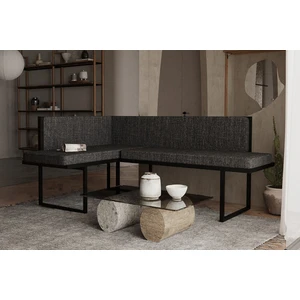 Wood House Papatya Köşe Takımı Gri