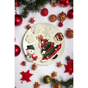 By Hobi Yap Noel Figürleri Silikon Mum Kalıbı No: 1