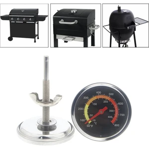 Zining Shop Barbekü Termometre Paslanmaz Çelik Derece Celsiu Sıcaklık Ölçer Fırın Sıcaklık Ölçerler Uzun Prob Barbekü Termometresi (Yurt Dışından)