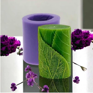 By Hobi Yap Gül Yaprağı Silikon Mum Kalıbı