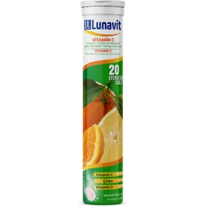 Vitamin C Çinko ve Vitamin D İçeren 20 Efervesan Tb.