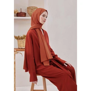 Fresh Scarfs Medine Ipeği Şal Tarçın
