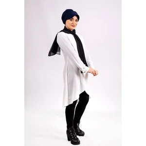 Hürrem Bone Lacivert Pratik Hazır Geçmeli Tesettür Bone Viskon Kumaş Şapkalı Aksesuarlı 2104_02