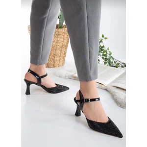 Taşbaskın Detaylı Abiye Kadın Ayakkabısı