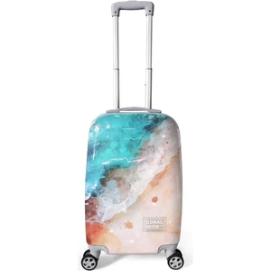 Coral High Renkli Desenli Pc Kabin Boy Valiz (50CM) 16811